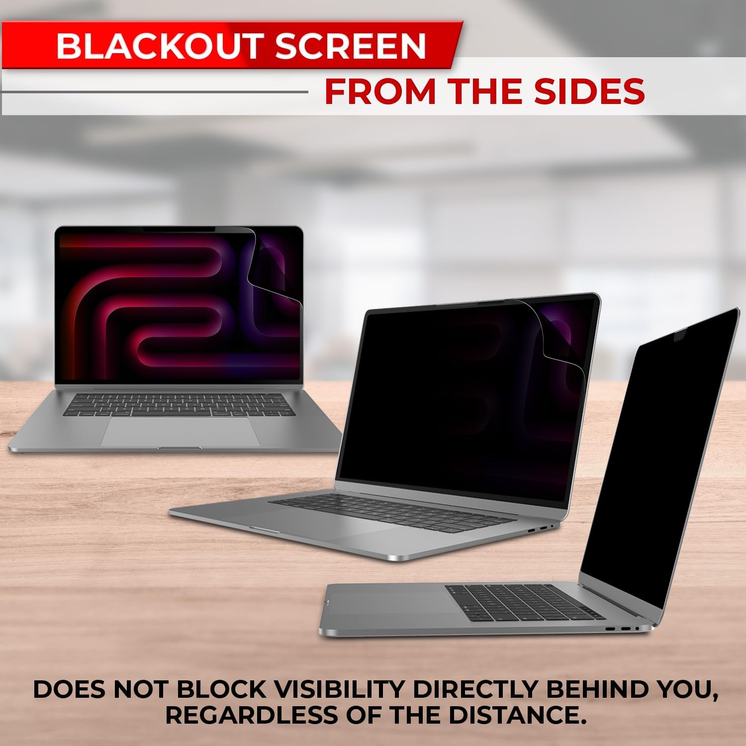 SightPro 14 Inch Privacy Screen for MacBook Pro(2021-2026, M1-M5) Monitor - Removable Laptop Privacy Filter Shield and Protector - Image 5