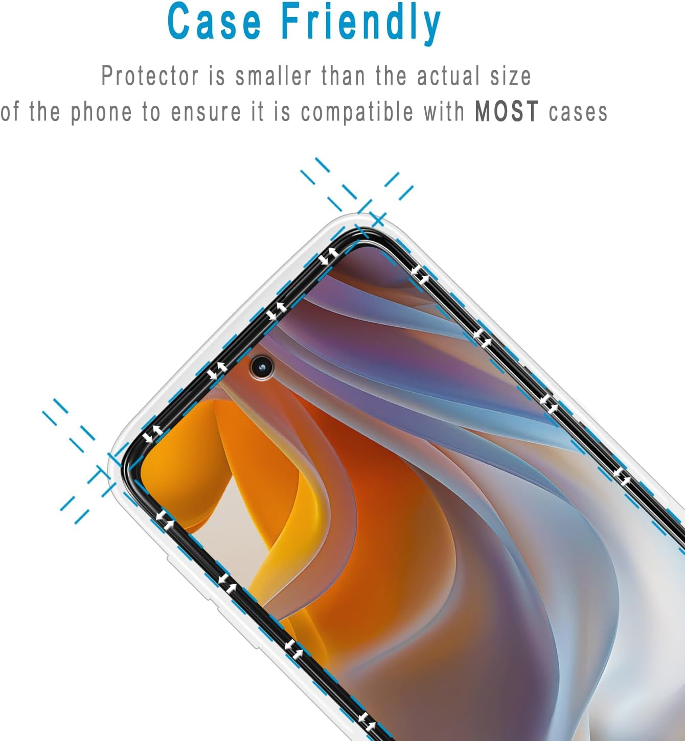 2 Pack Designed for Motorola Moto G 5G (2025) Tempered Glass Screen Protector, Anti Scratch, Bubble Free - Image 6