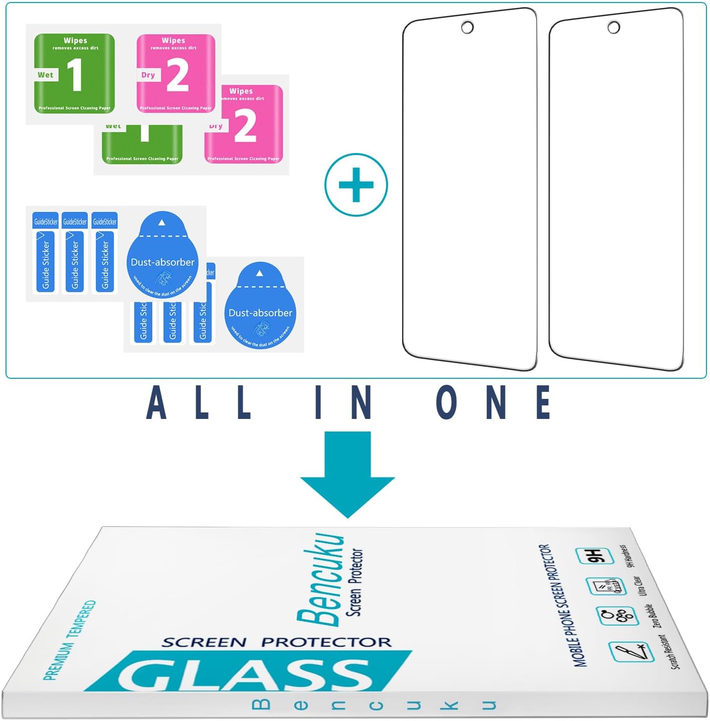 2 Pack Designed for Motorola Moto G 5G (2025) Tempered Glass Screen Protector, Anti Scratch, Bubble Free - Image 7